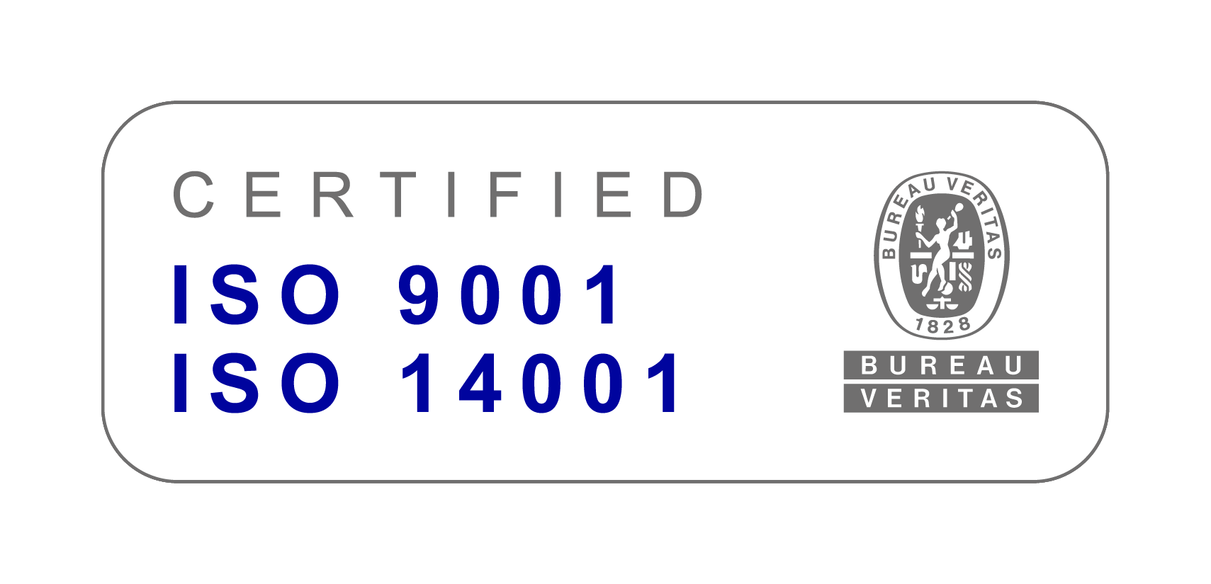 Certificación ISO 9001 e ISO 14001 - Bureau Veritas